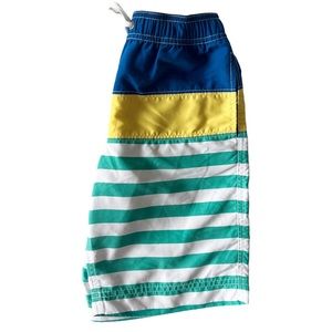 Hanna Andersson Striped Swim Shorts | 120 6/7
